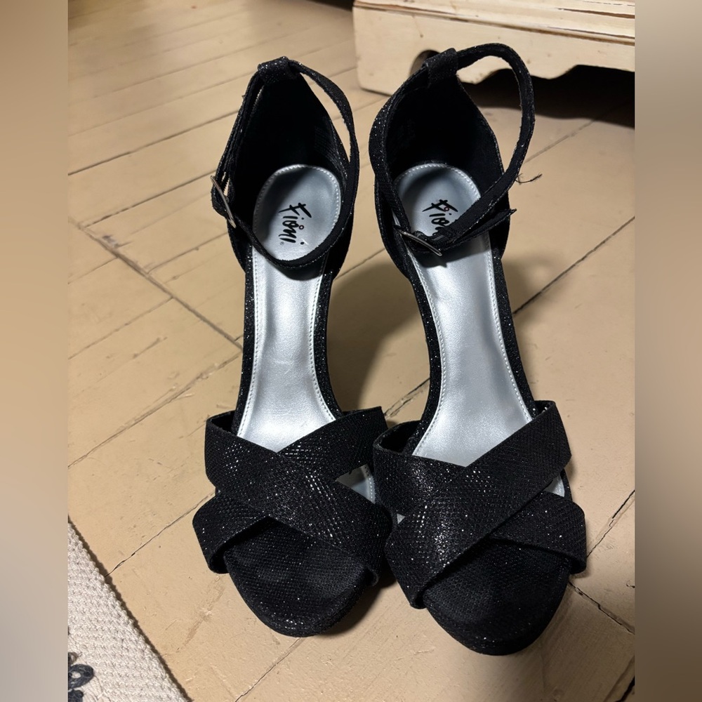 Keen Black Sparkle Women's Heels